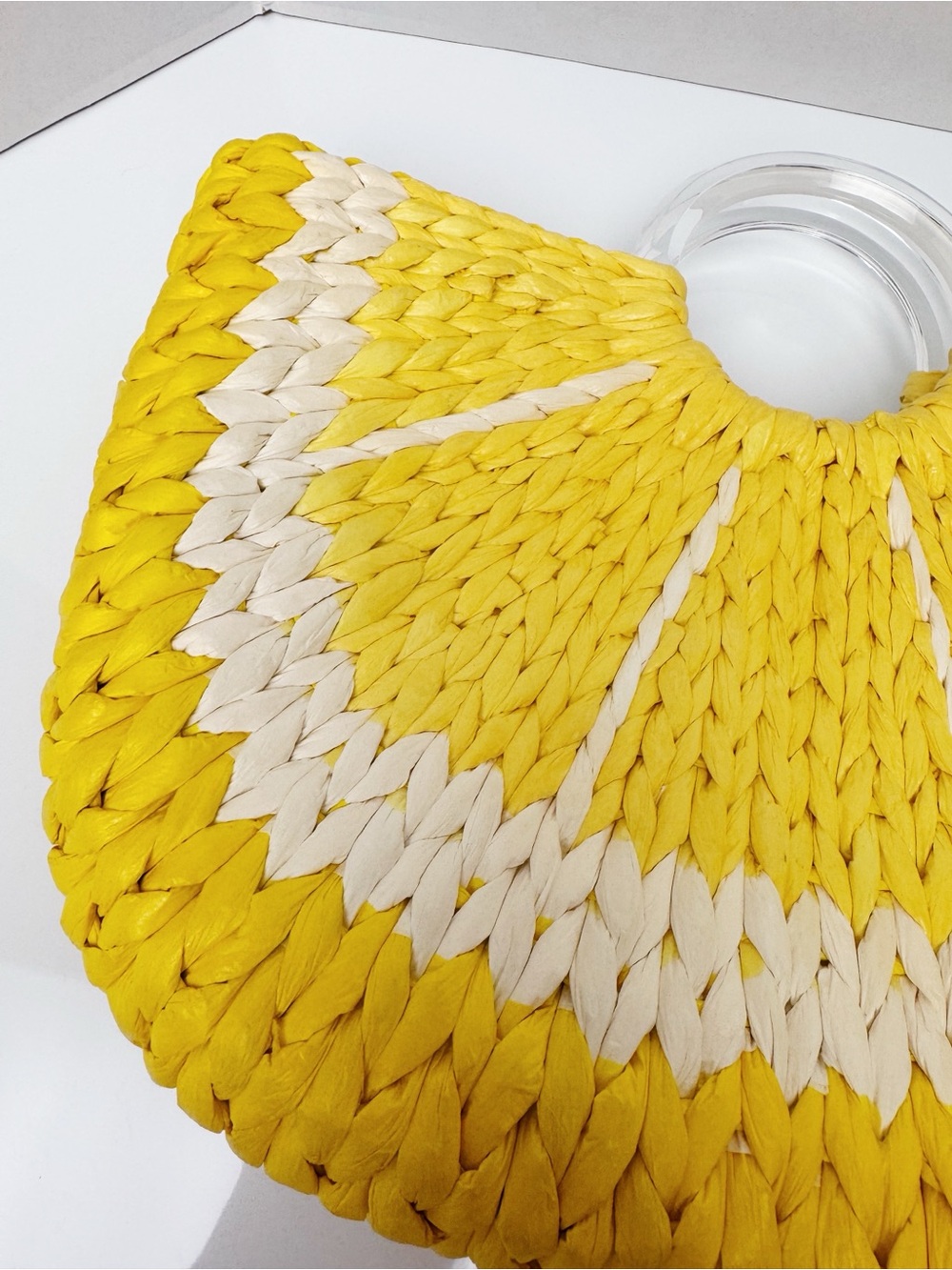 Kate Spade - Lemon Raffia Handbag - Picture 7 of 9